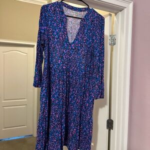 Lilly Pulitzer Blue Flare Growl and Prowl Alaina Dress